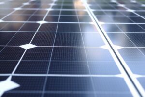 Dettaglio di pannelli solari utilizzati negli impianti fotovoltaici