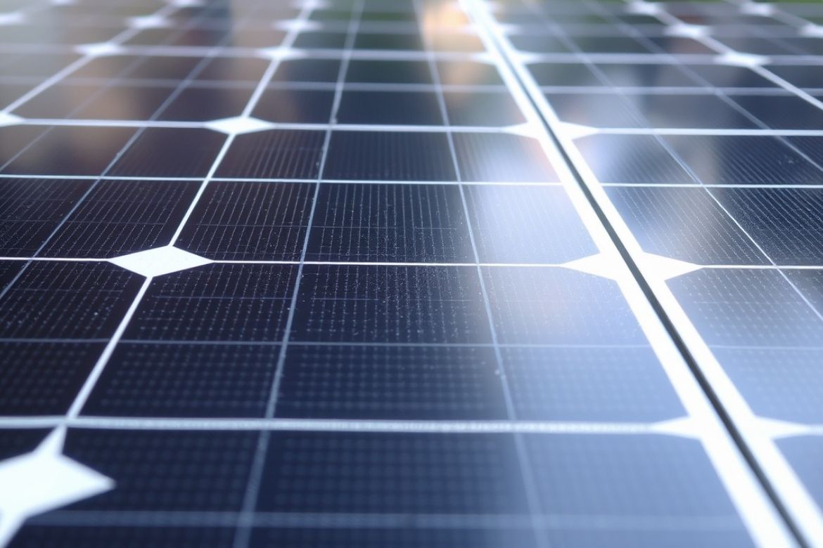 Dettaglio di pannelli solari utilizzati negli impianti fotovoltaici