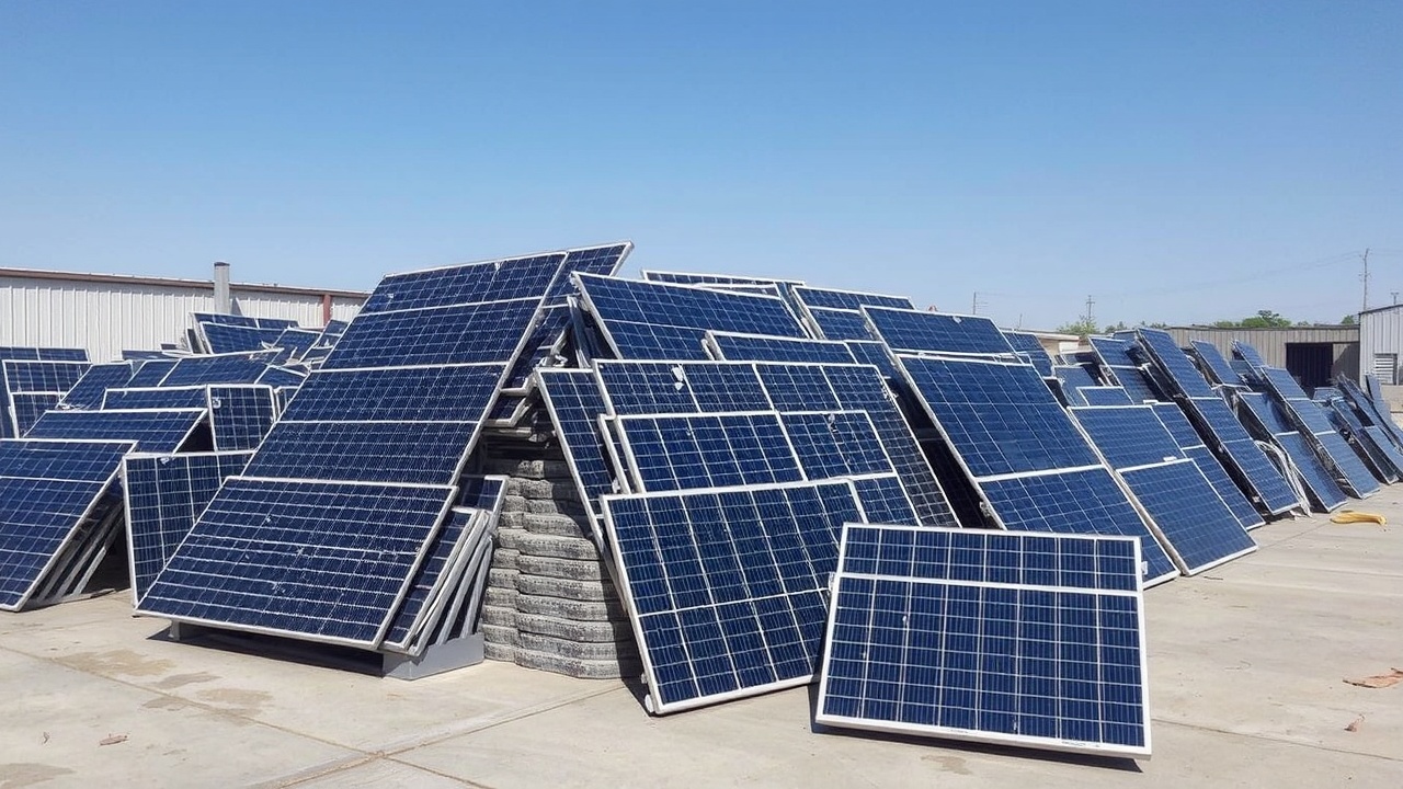 Selezione e raccolta di rifiuti elettronici RAEE in contenitori colorati all’interno di un magazzino, componenti elettronici destinati al riciclo e al corretto smaltimento.